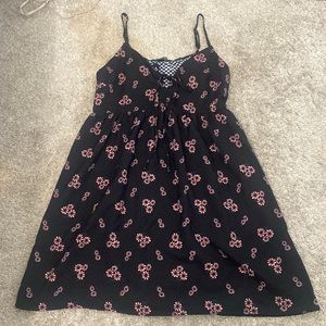 wild fable adjustable tie front dress size xs